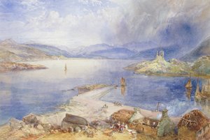 Kyleakin, Skye, 1866 by William Crimea Simpson
